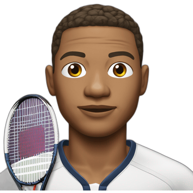 Mbappé en tennisman emoji