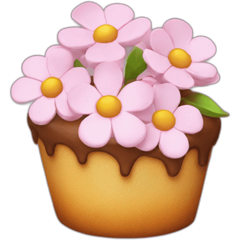 blossom cake emoji