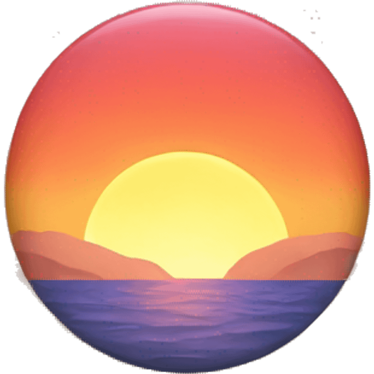 Sunset emoji