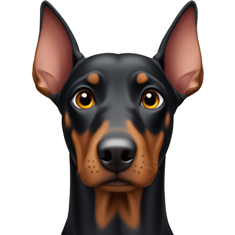 Doberman pincher emoji