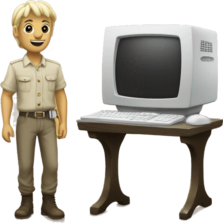 quest 2 and a computer emoji