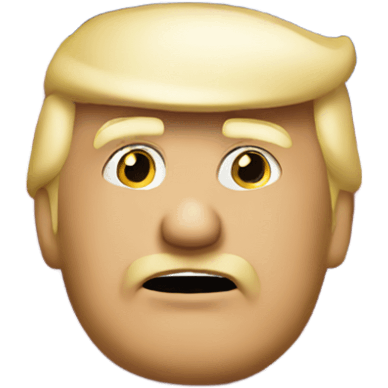 Trump with American flag emoji