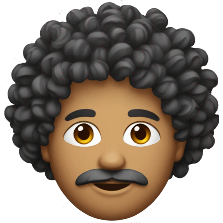 métis qui a des curly et fais du basket emoji