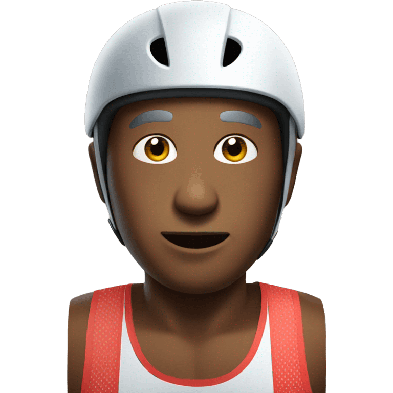 man at the start of a race emoji