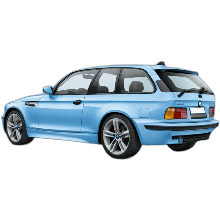 BMW car blue serie 1 emoji