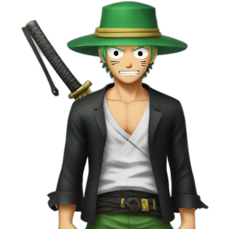 Zoro from one piece emoji