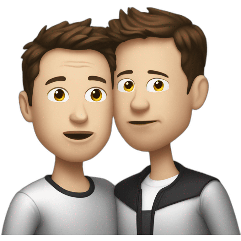 elon musk beating sam altman emoji