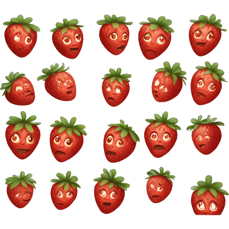 Strawberries emoji