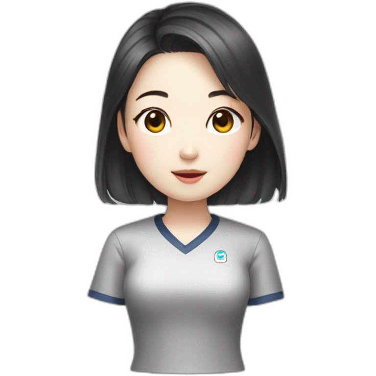 AI Korea girl emoji