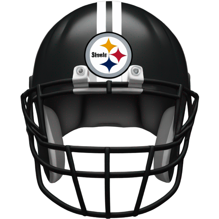 Steelers helmet with logo emoji