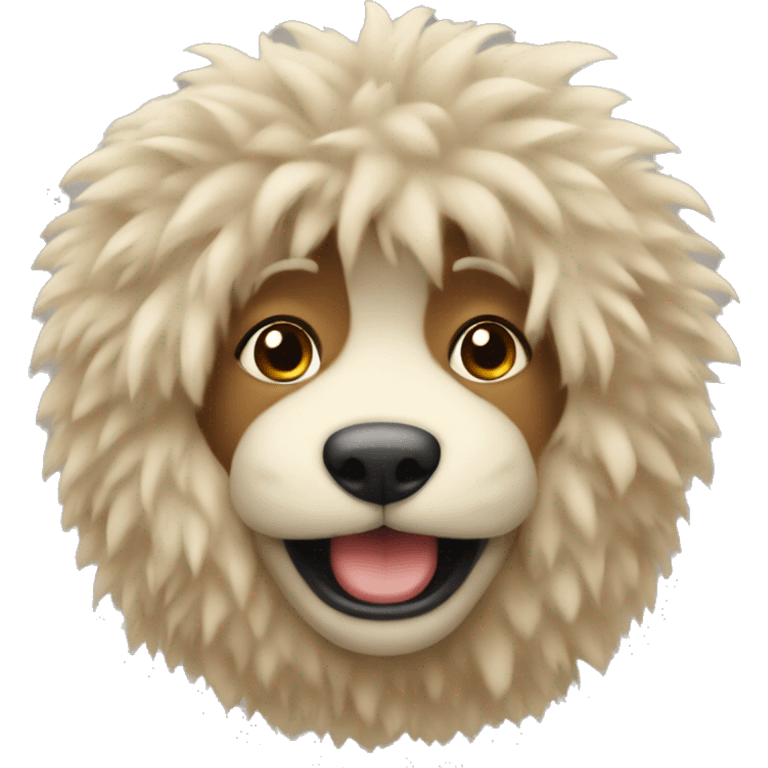 Beige-fluffy-college emoji