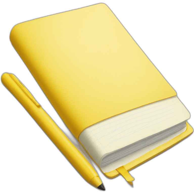 Yellow Notebook emoji