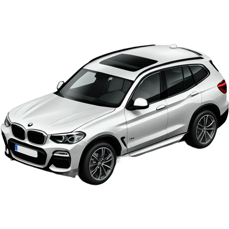 black BMW x3 Msport emoji