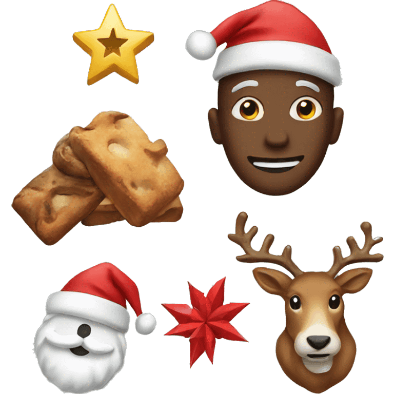 Christmas themed items emoji