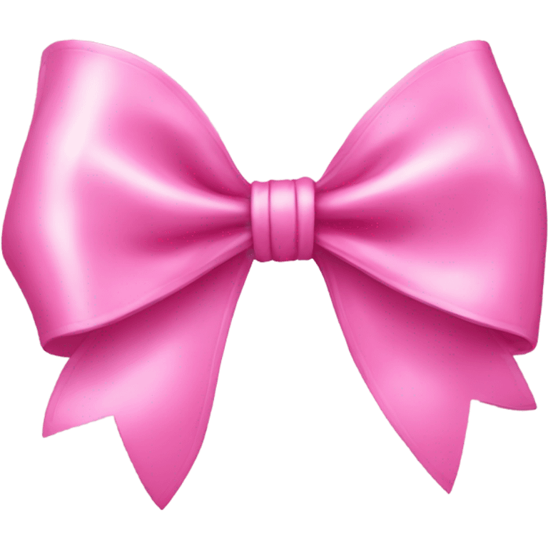 A pink bow emoji