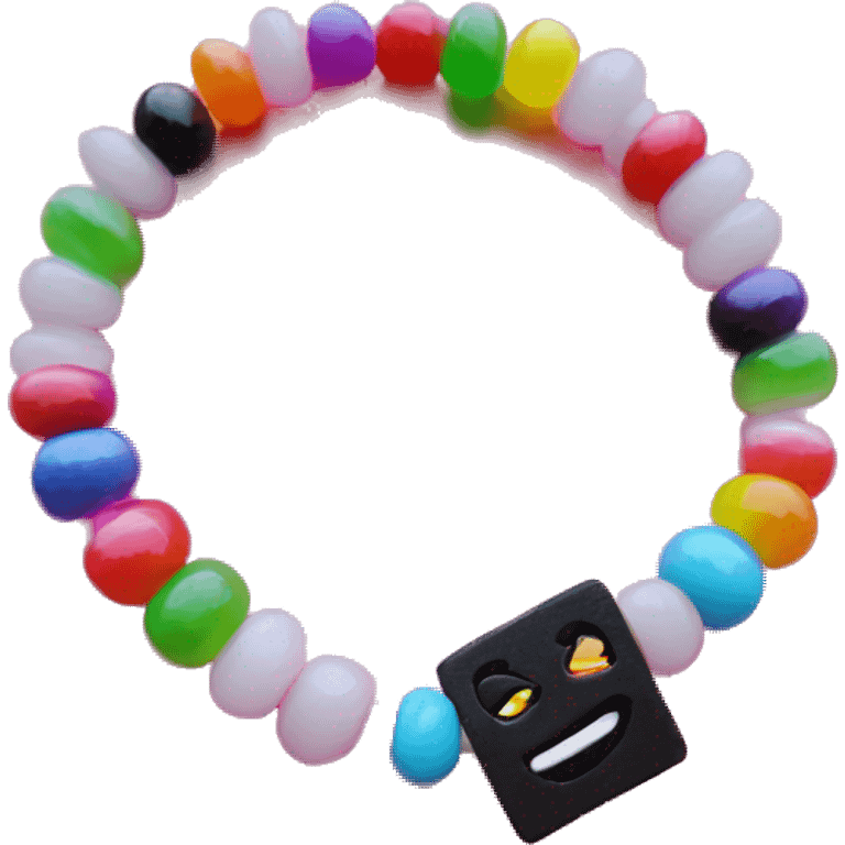 Kandi bracelet emoji