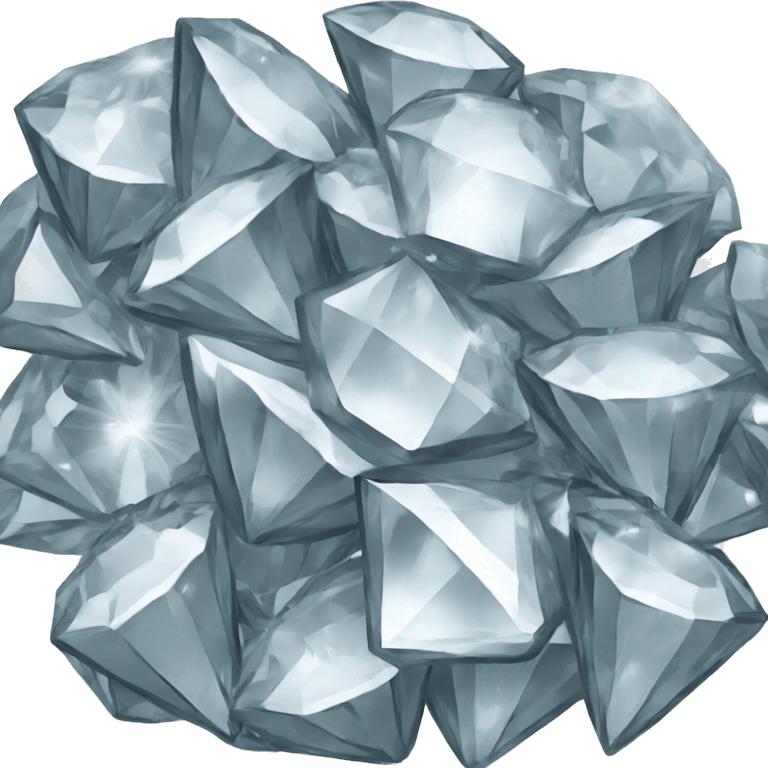 a pile of diamonds emoji