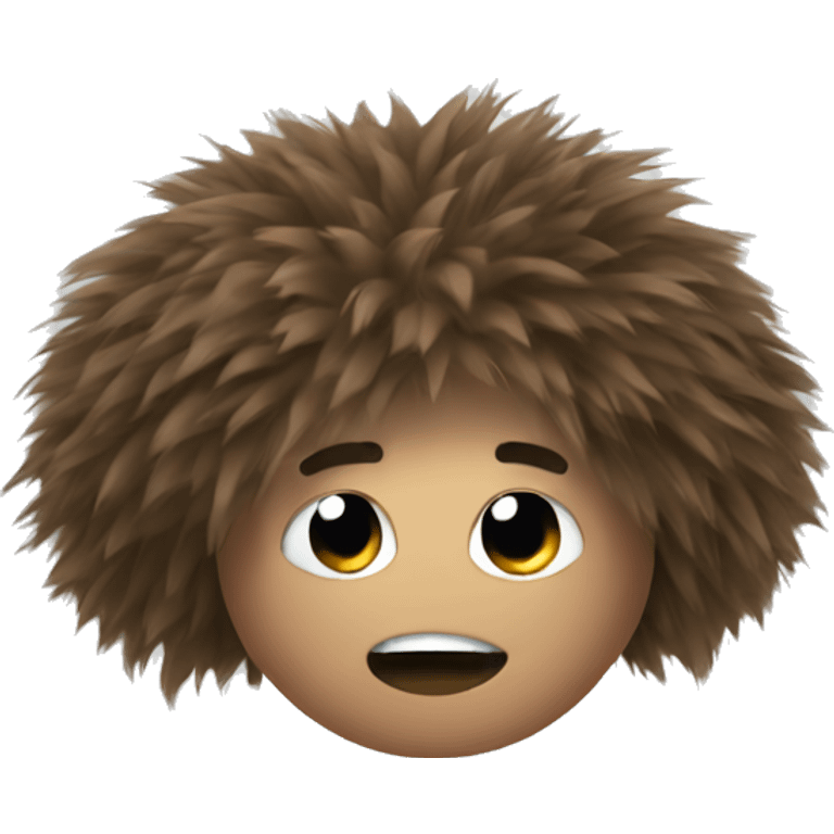 Hair ball emoji