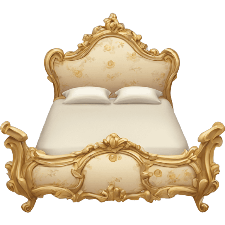 fancy rococo bed emoji