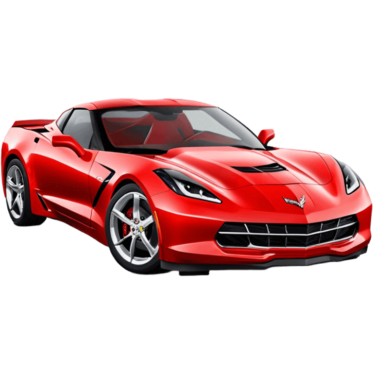 Chevrolet Corvette - Chevrolet (Model Year: 2022) (Iconic colour: Red) emoji