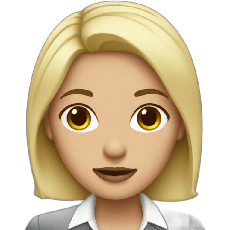 Office White Collar women emoji