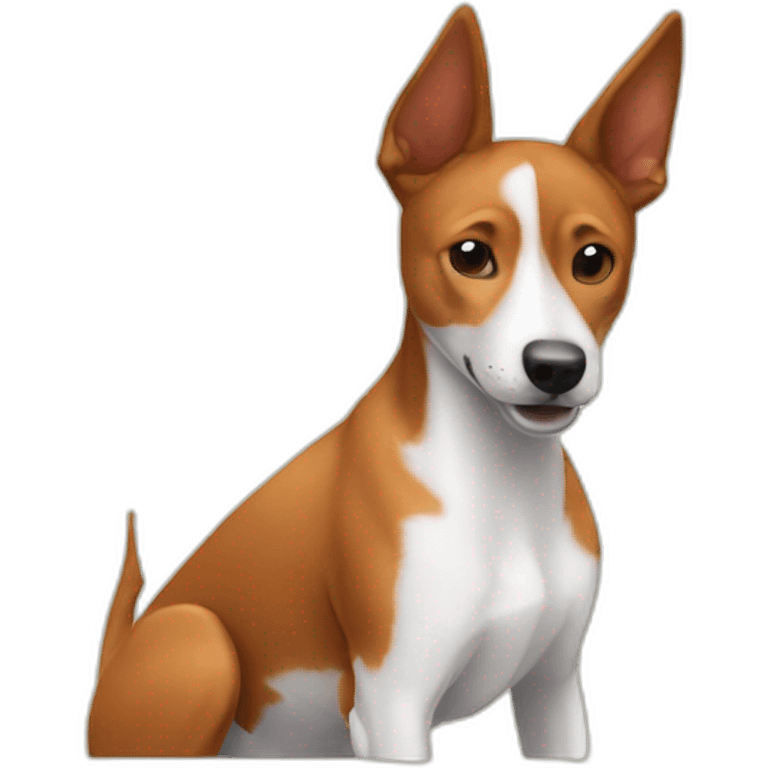 Cute little Basenji emoji