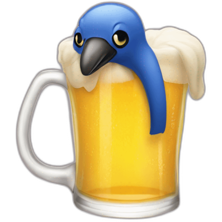 Tchoupi drink a bier emoji