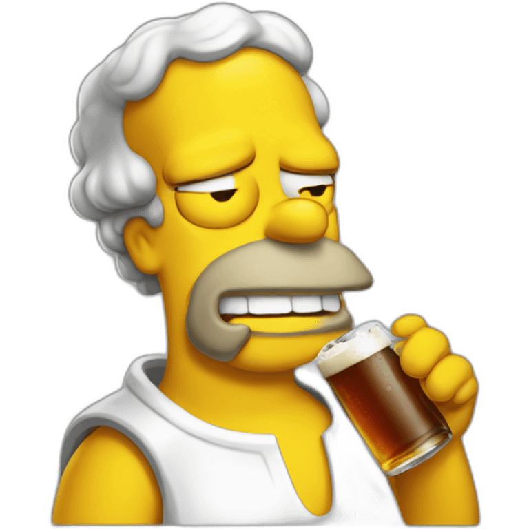 Homer bière emoji