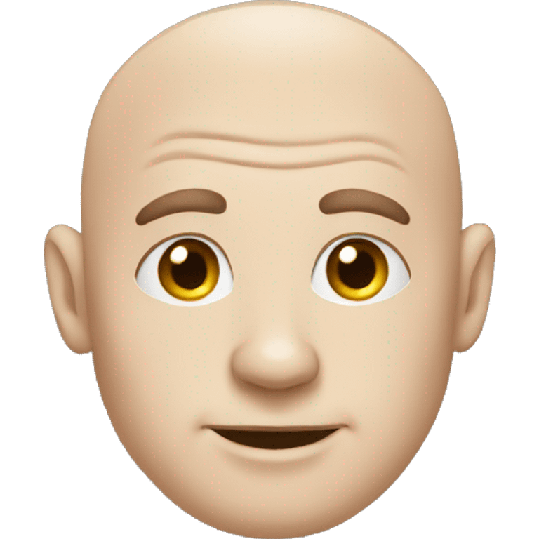 a bald man in the mids of the 40s  emoji