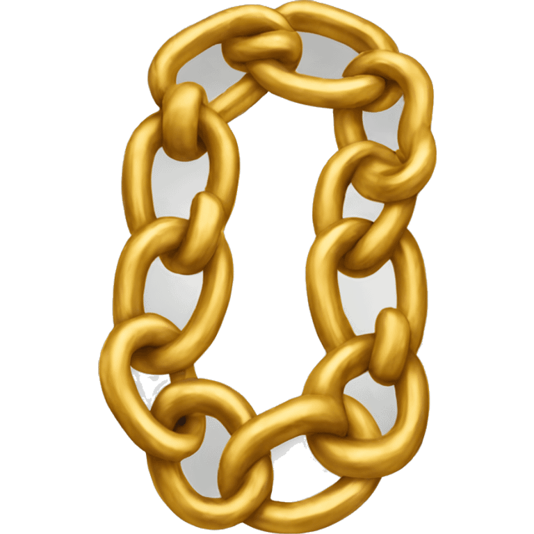 Golden chain  emoji