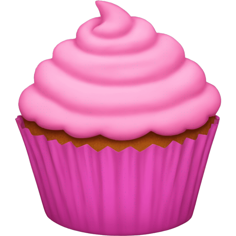 Pink cupcake  emoji