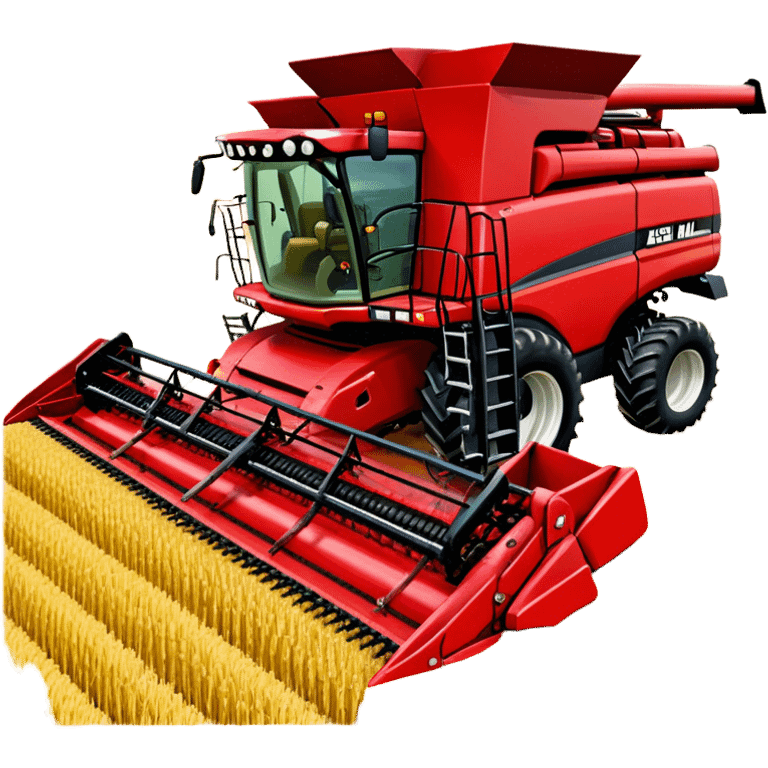 Combine Harvester - Case IH 8250 (Model Year: 2022) (Iconic colour: Red) emoji