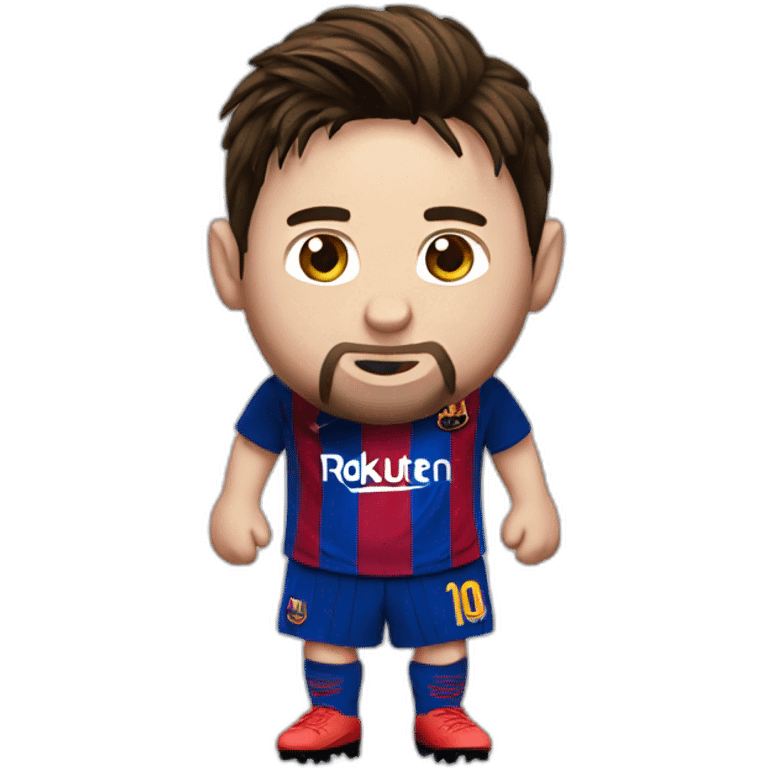 Messi tomando emoji