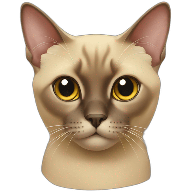 Burmese cat emoji