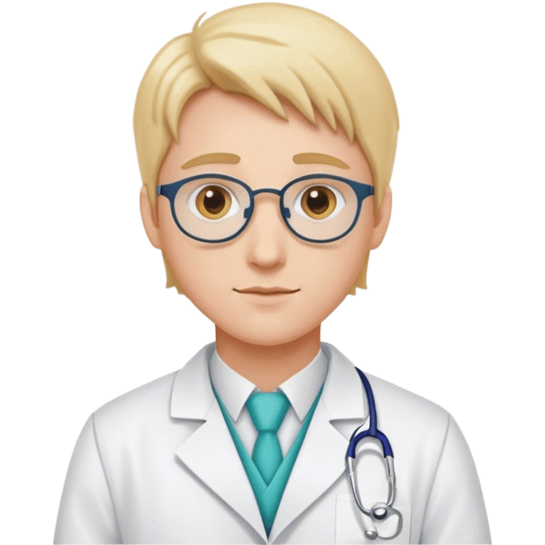 Pharmacist with lab coat emoji