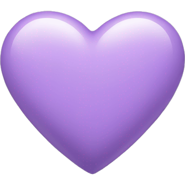 light purple heart  emoji