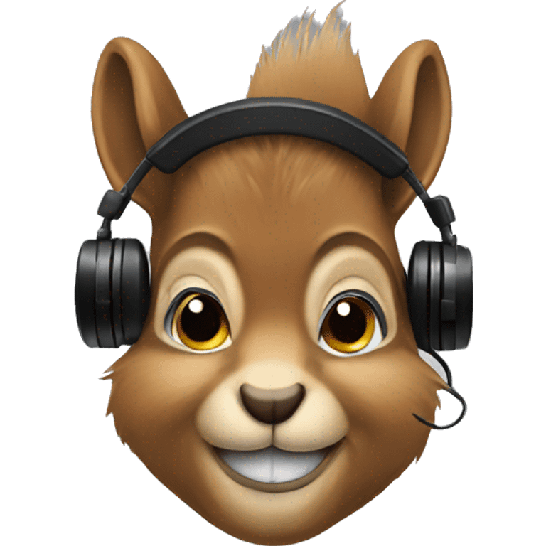 Dj squirrel  emoji