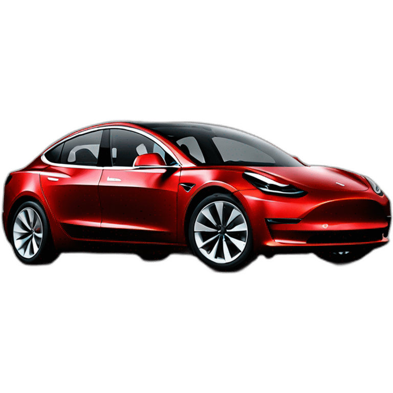 tesla model 3 emoji