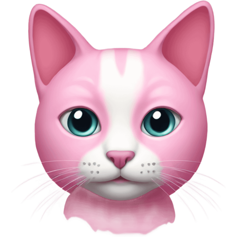 Pink cat emoji