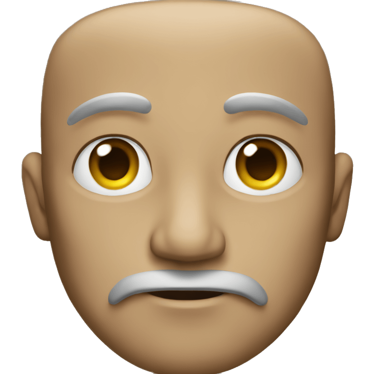 Silent man  emoji