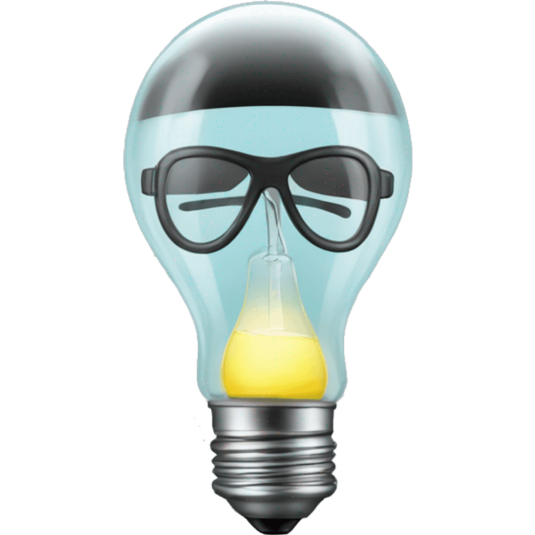 Lightbulb with scuba gear emoji