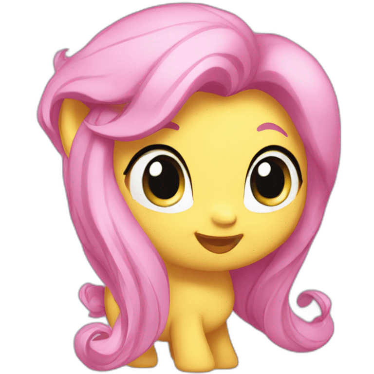 Flutter shy emoji