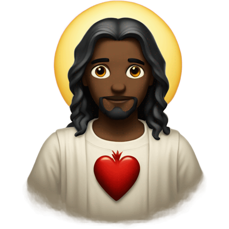 dark sacred heart emoji