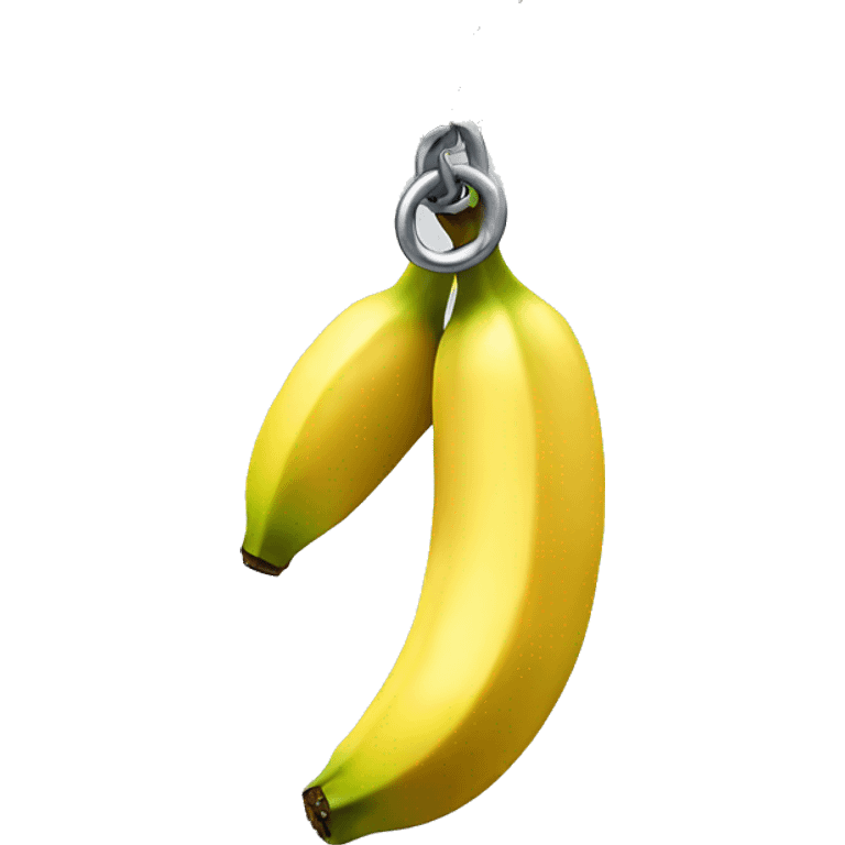 Banana wrapped in chain emoji