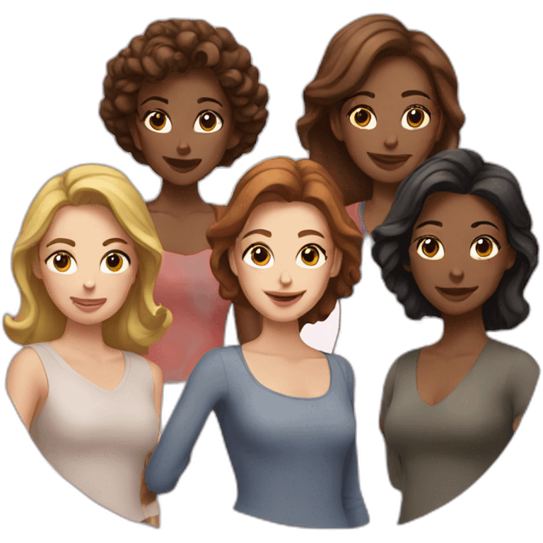 Five women emoji