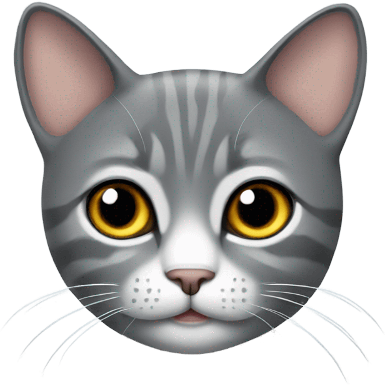 Gato gris emoji