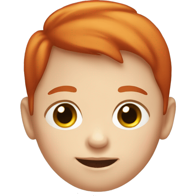 red head kid with down syndrome emoji