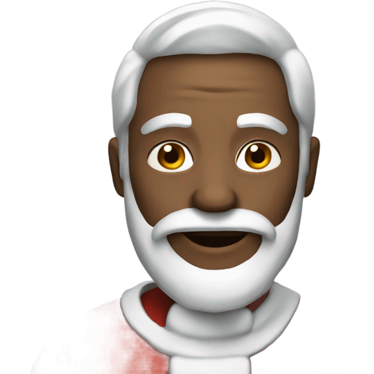 Santa but with grey hair emoji