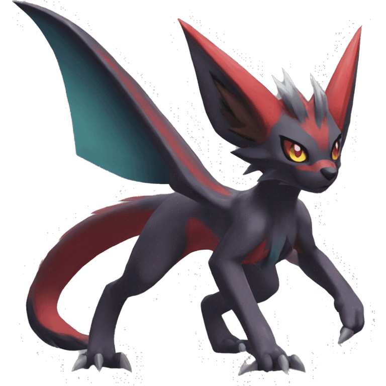 Noivern-Litten-Zoroark full body emoji