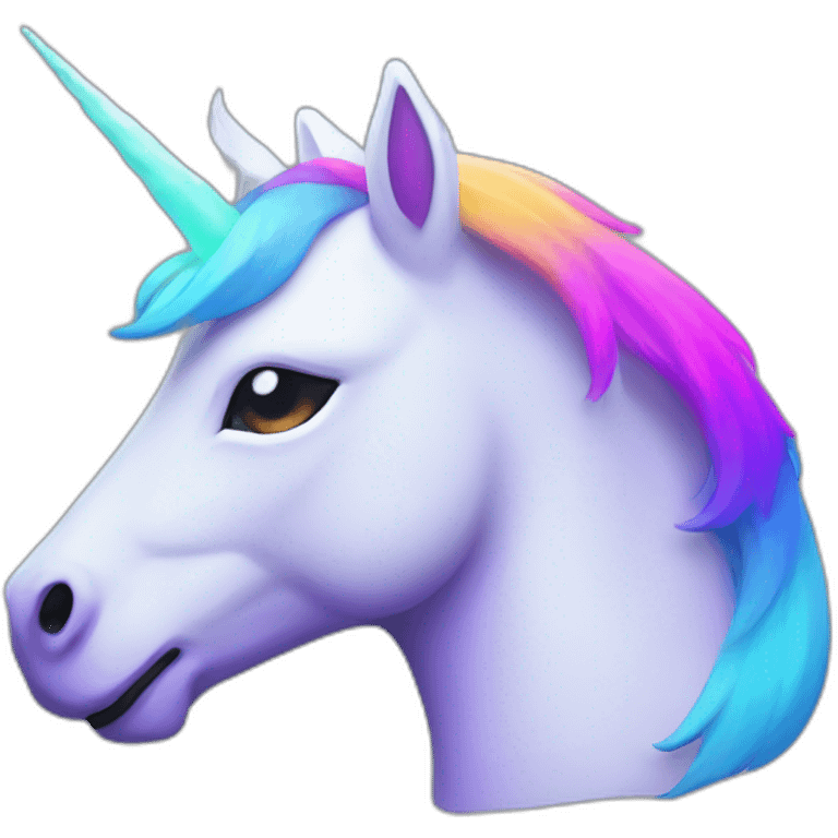 GitHub neon unicorn emoji